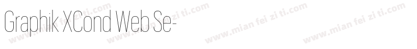Graphik XCond Web Se字体转换